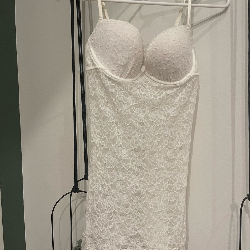 White nightwear.